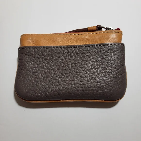 NWOT Dooney & Bourke Pebble Grain Card Case in Elephant - Picture 13 of 13